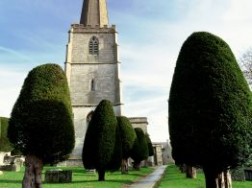 71. The "grandest churchyard in England" with (just over) 99 yew trees